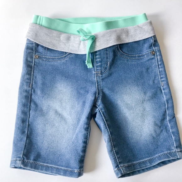 girls knit waist jeans